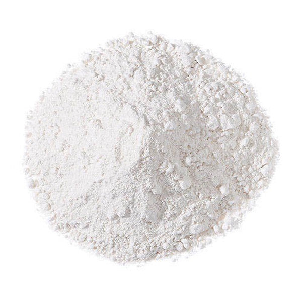 White powder on a white background