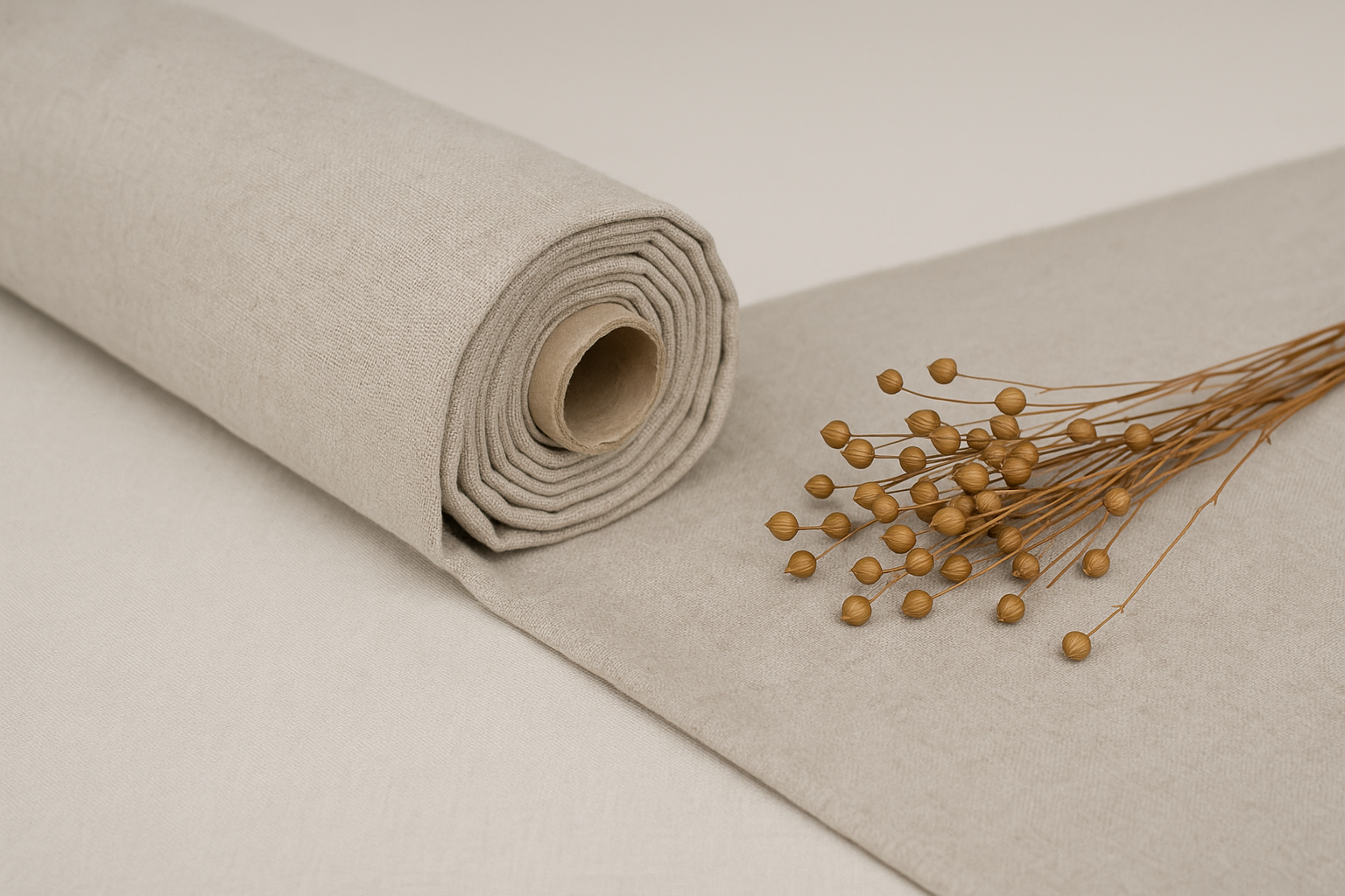 Dutch Organic Vintage Hand-spun Handloom Linen