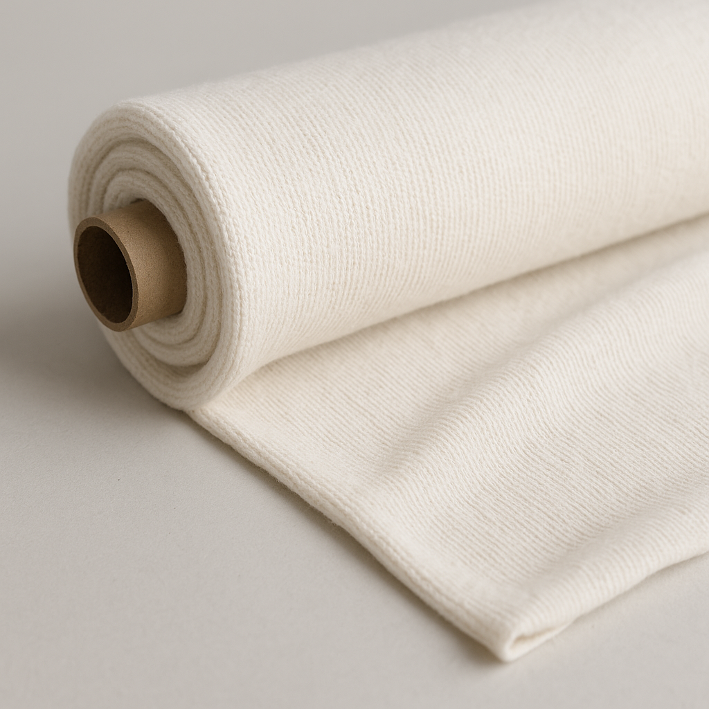 Heavier Organic Mulberry Silk Noil Knit (silk jersey) Oeko Tex