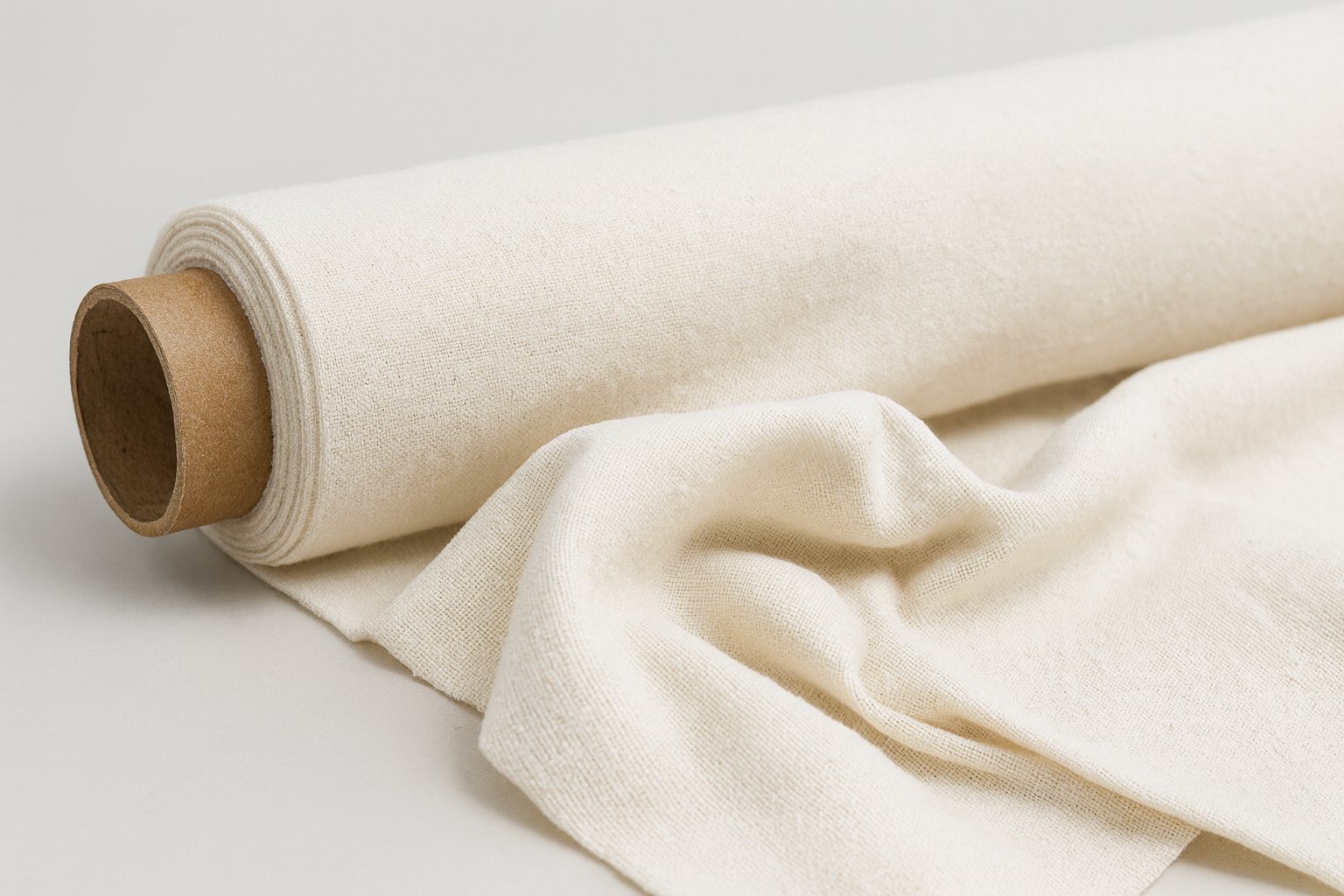 Organic Mulberry Woven Silk Noil  (Oeko Tex)