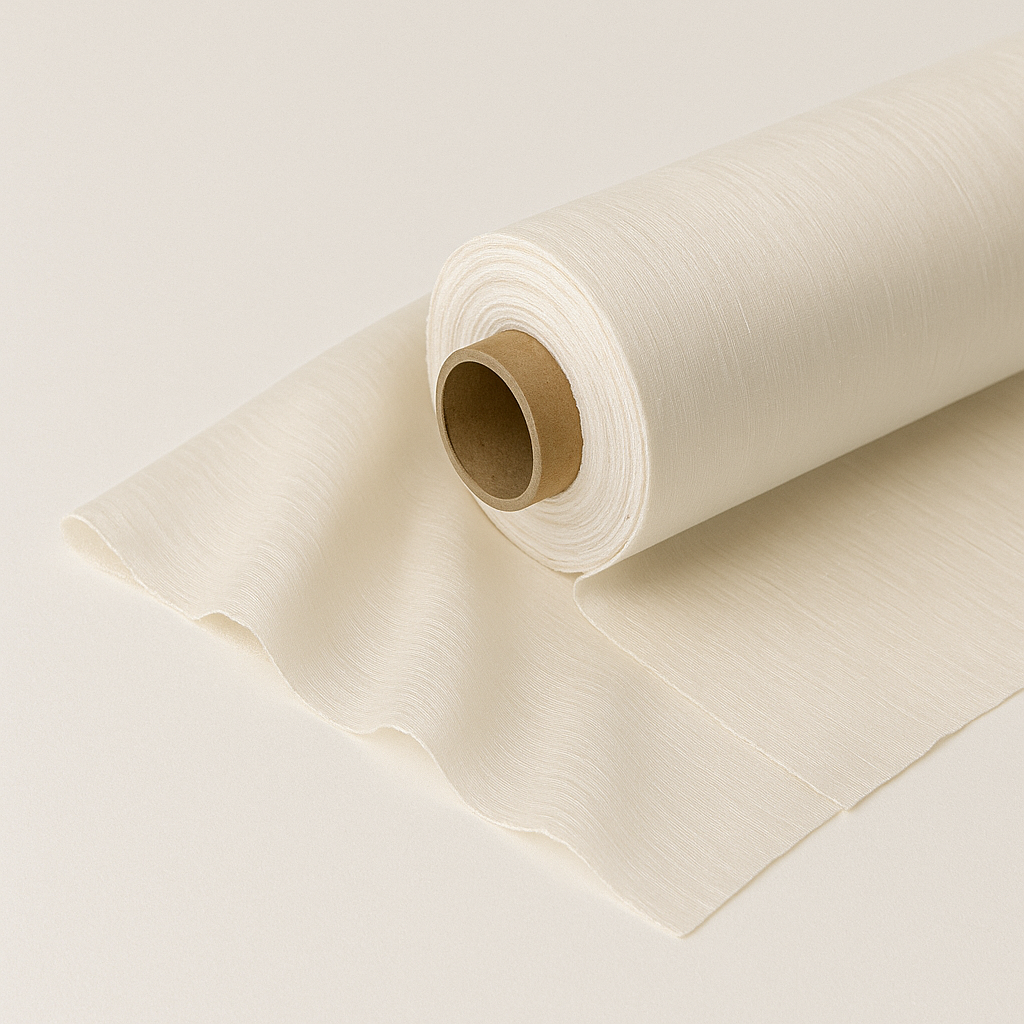 Handwoven Khadi Cotton and Mulberry Silk - 120 cm wide