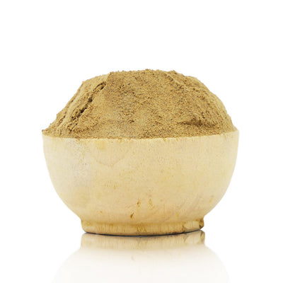 Bowl filled with Buckthorn berry EXTRACT (Rhamnus cathartica) on a white background