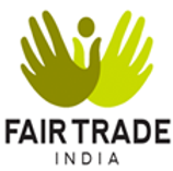 Fair Trade India logo with green hands and text