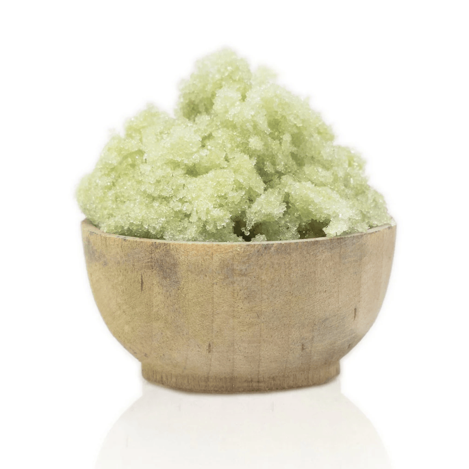 bowl with Ferrous Sulphate Iron II on white background