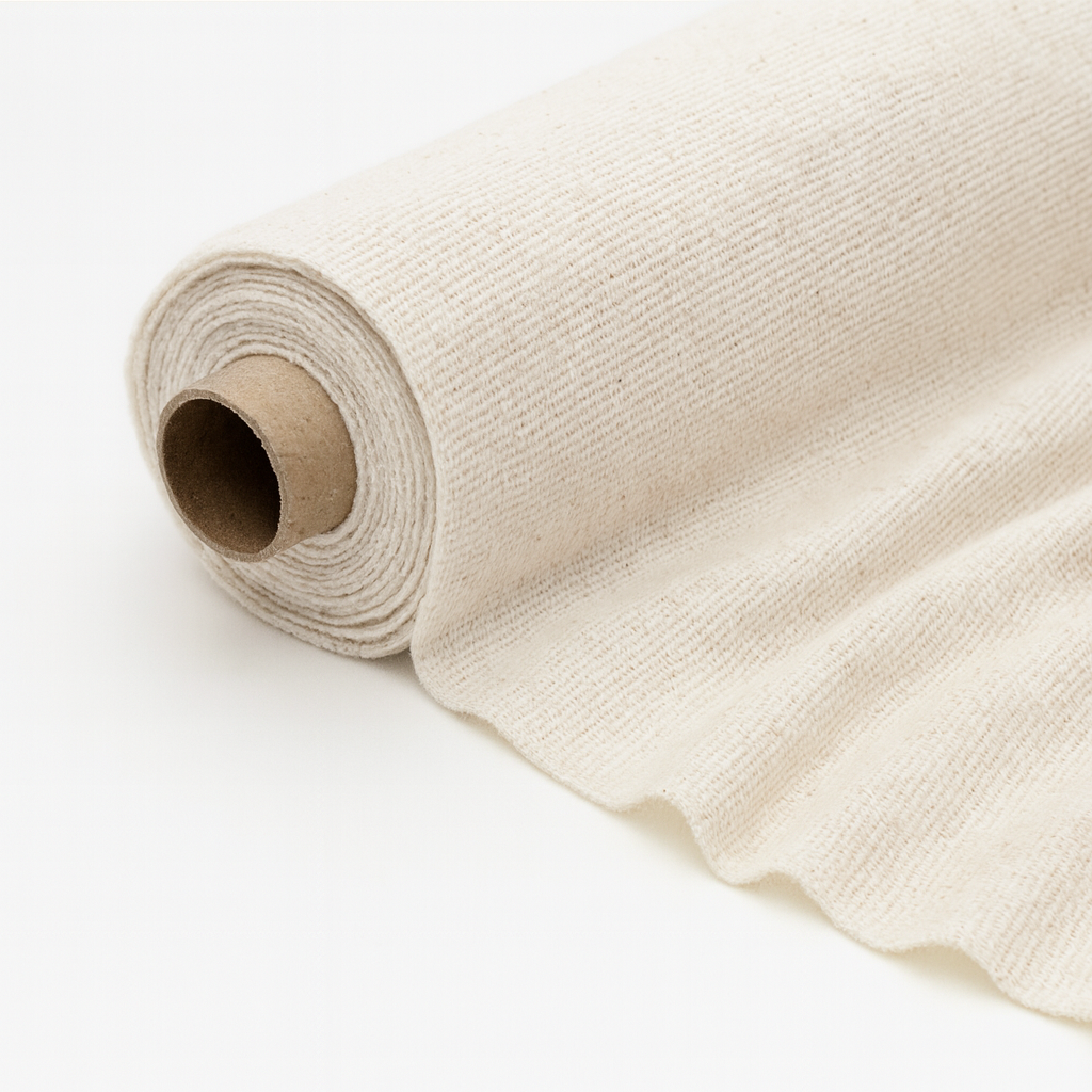 Handwoven Heavy Natural Cotton Yardage 120cm wide