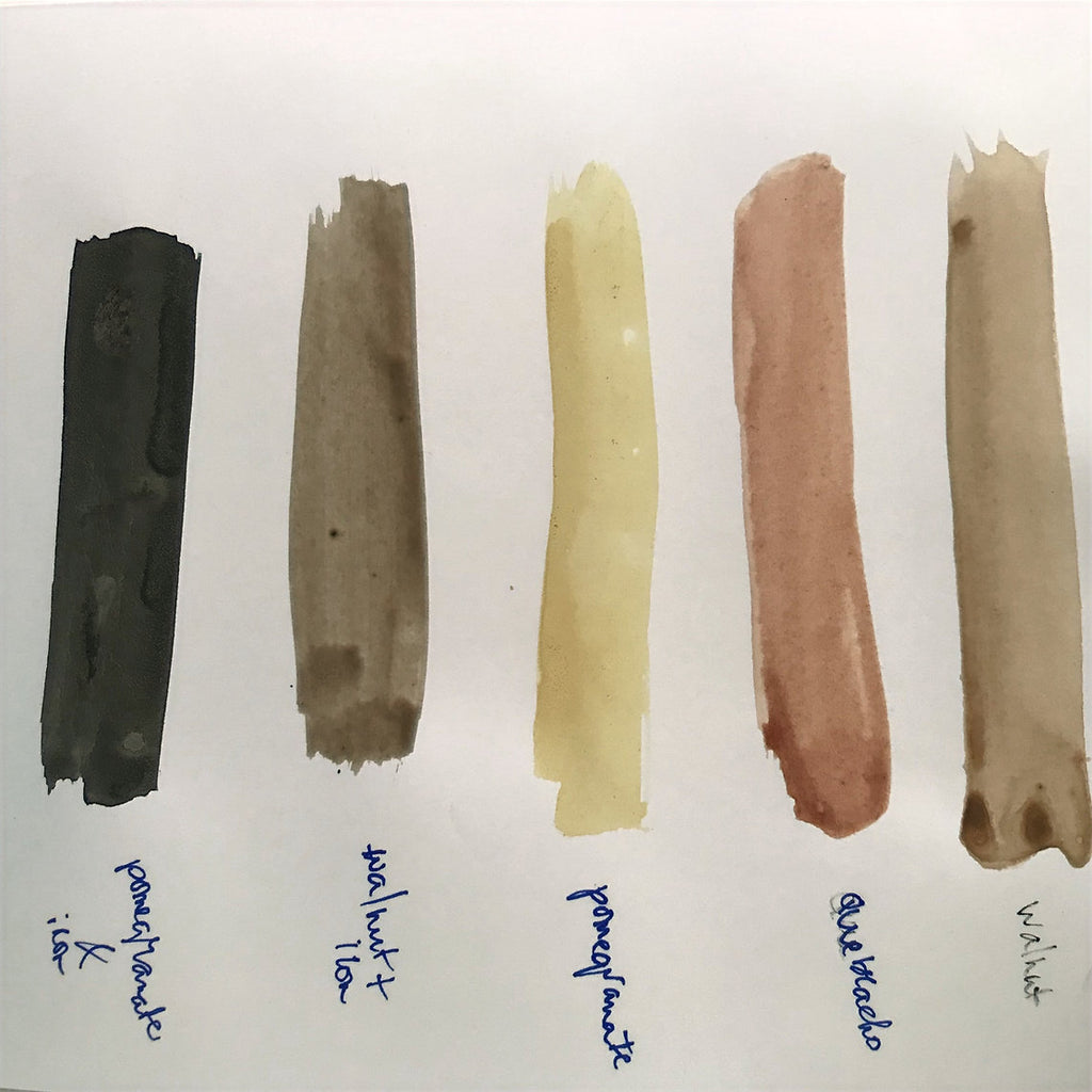 Color swatches labeled with names on a white background