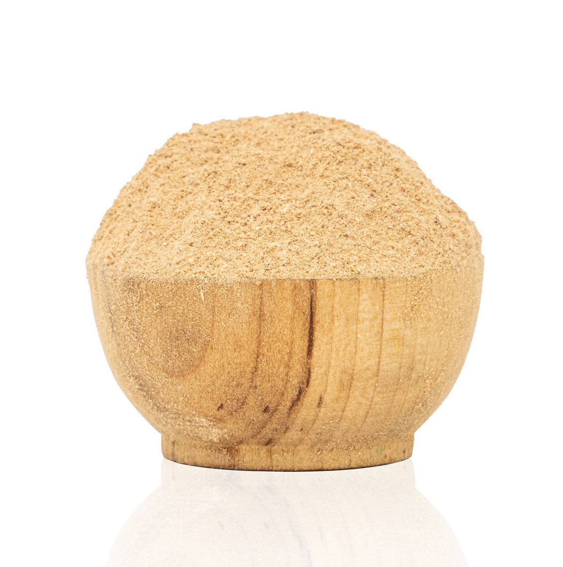 Wood bowl Symplocos Racemosa (Organic) on a white background