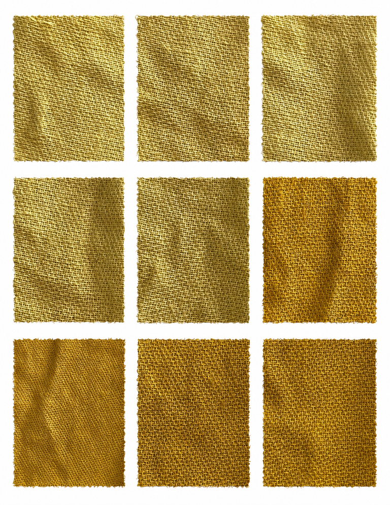 Buckthorn berry EXTRACT (Rhamnus cathartica) fabric samples