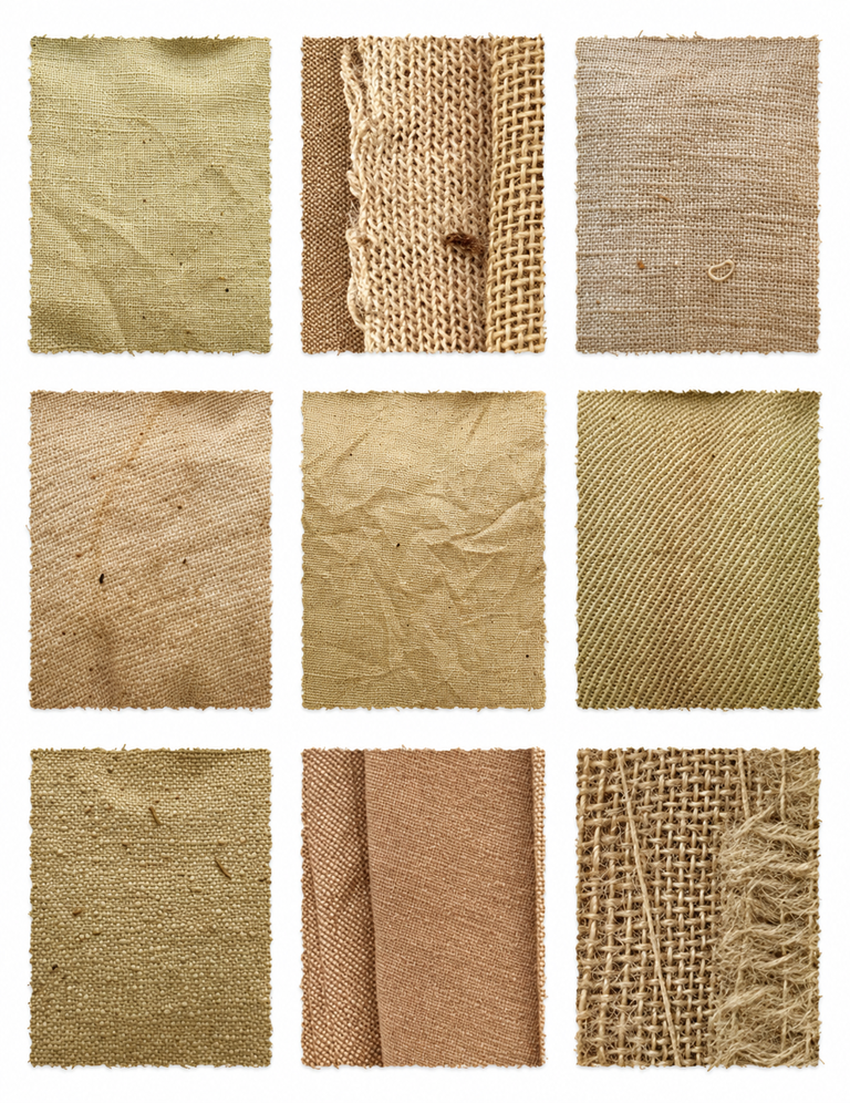 Horse Chestnut Bark (Aesculus hippocastanum) fabric samples
