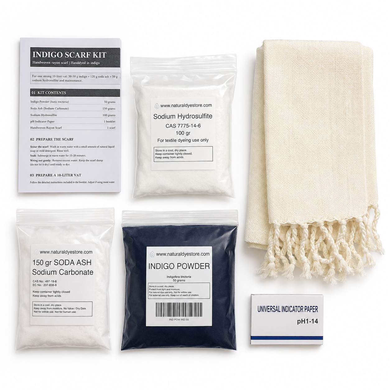 Indigo Vat Starter Kit – Everything You Need for Your First Indigo Dye Vat