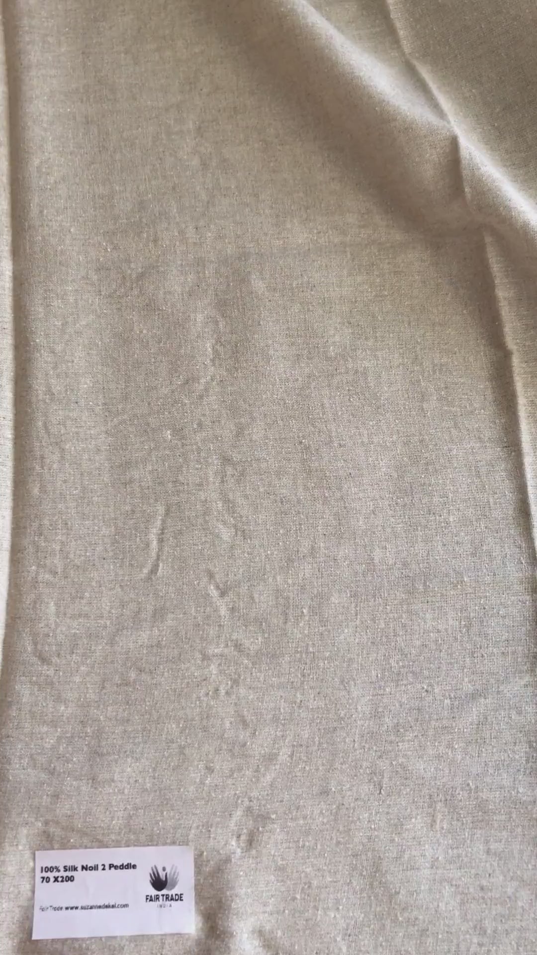 Silk Noil Handwoven (2 shaft)Silk Scarf 70-200cm