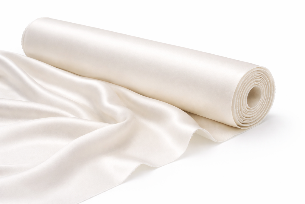 Sutra Charmeuse Dicuci Pasir Tanpa Pemutih — 16 Mommi, Lebar 140 cm