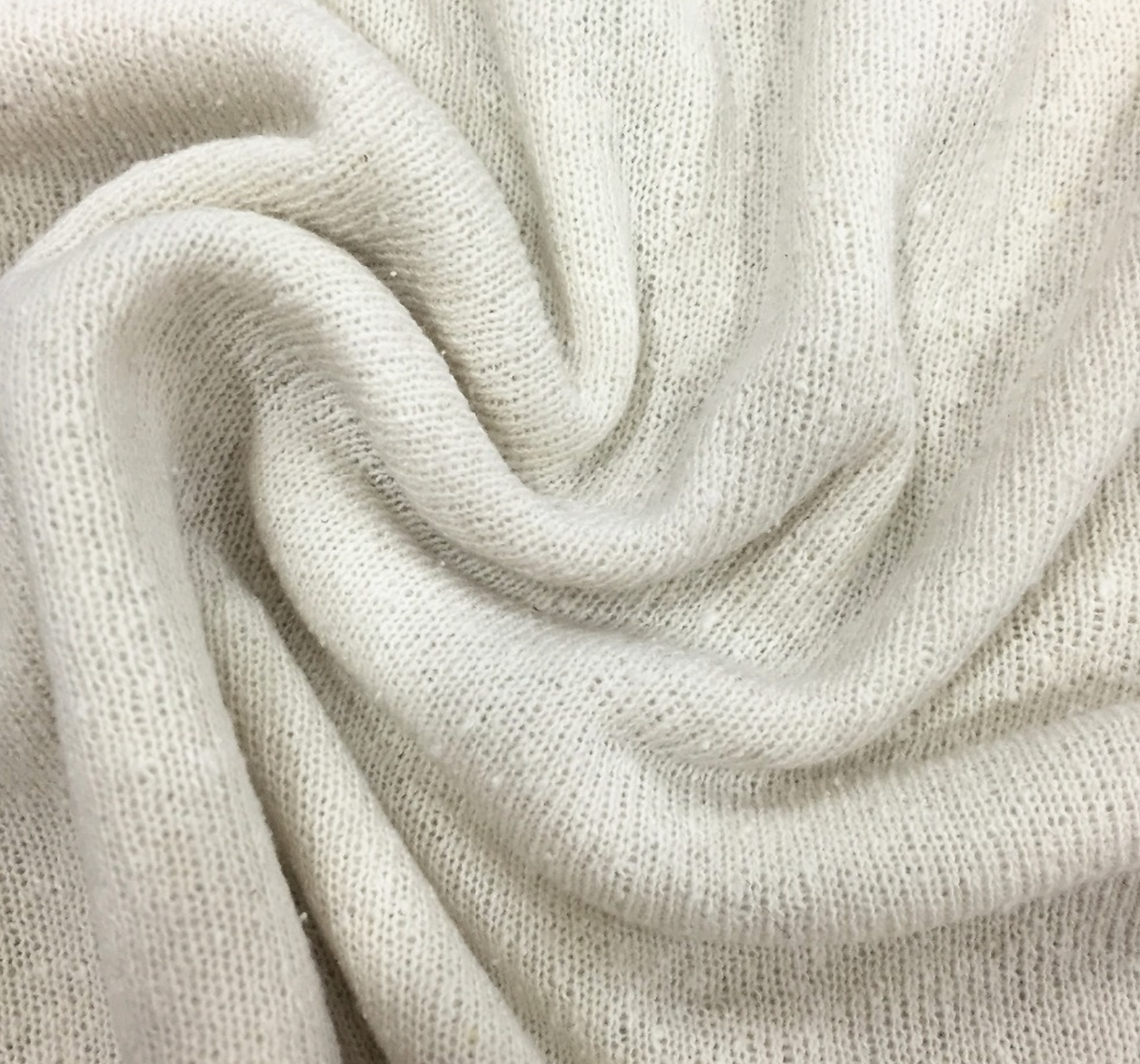 Heavier Organic Mulberry Silk Noil Knit (silk jersey) Oeko Tex